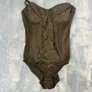 Victoria's Secret brown corset bodysuit Size 38B